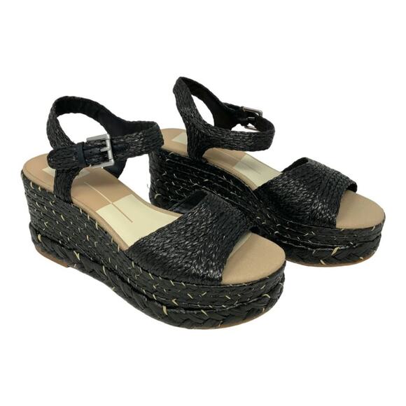 Dolce Vita Tiago Raffia Platform Sandal Size 9 NWT $130 MSRP - Picture 3 of 7